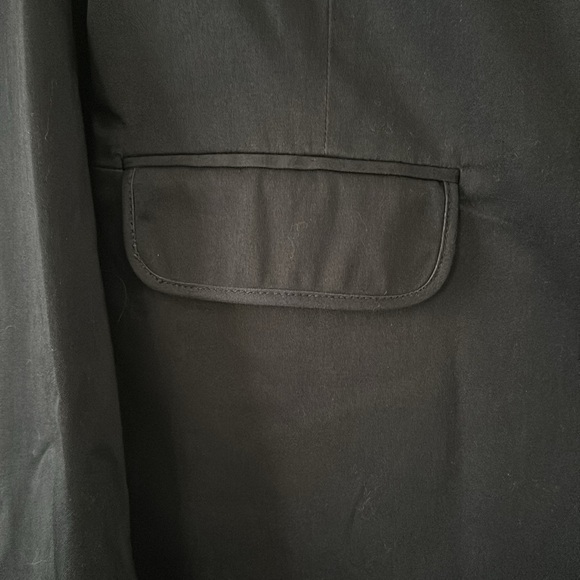 Tex by MaxAzria Blue Cotton Blazer - Picture 4 of 7